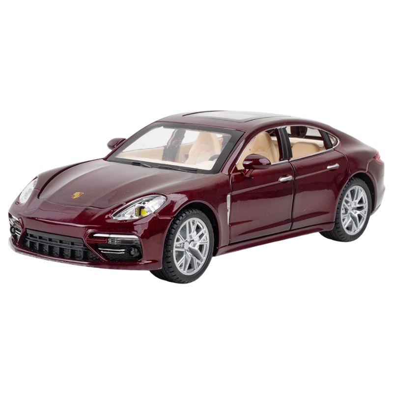 1:24 Porsche 2017 Panamera 4 E-Hybrid Red Die Cast Model Car