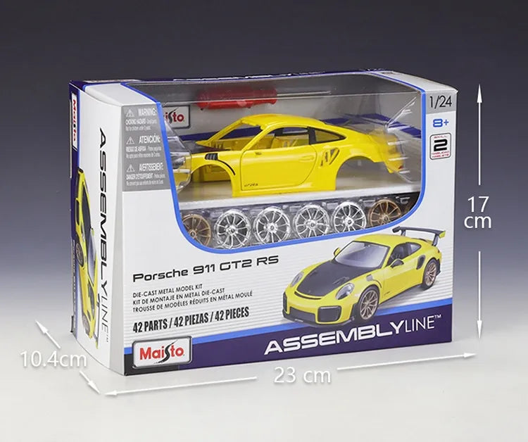 Chaîne de montage Porsche 911 GT2 RS 2018 à l'échelle 1:24