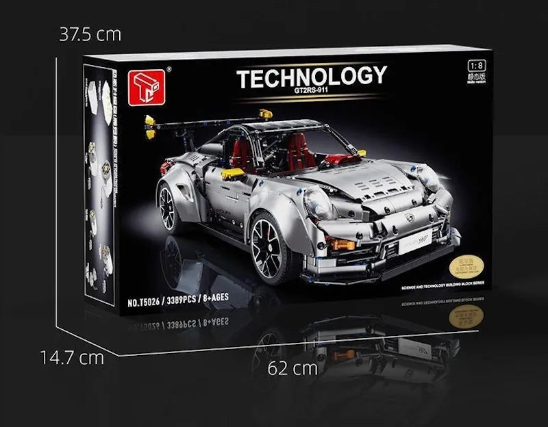 1:8  Building Blocks Porsche 2018 911 GT2 RS