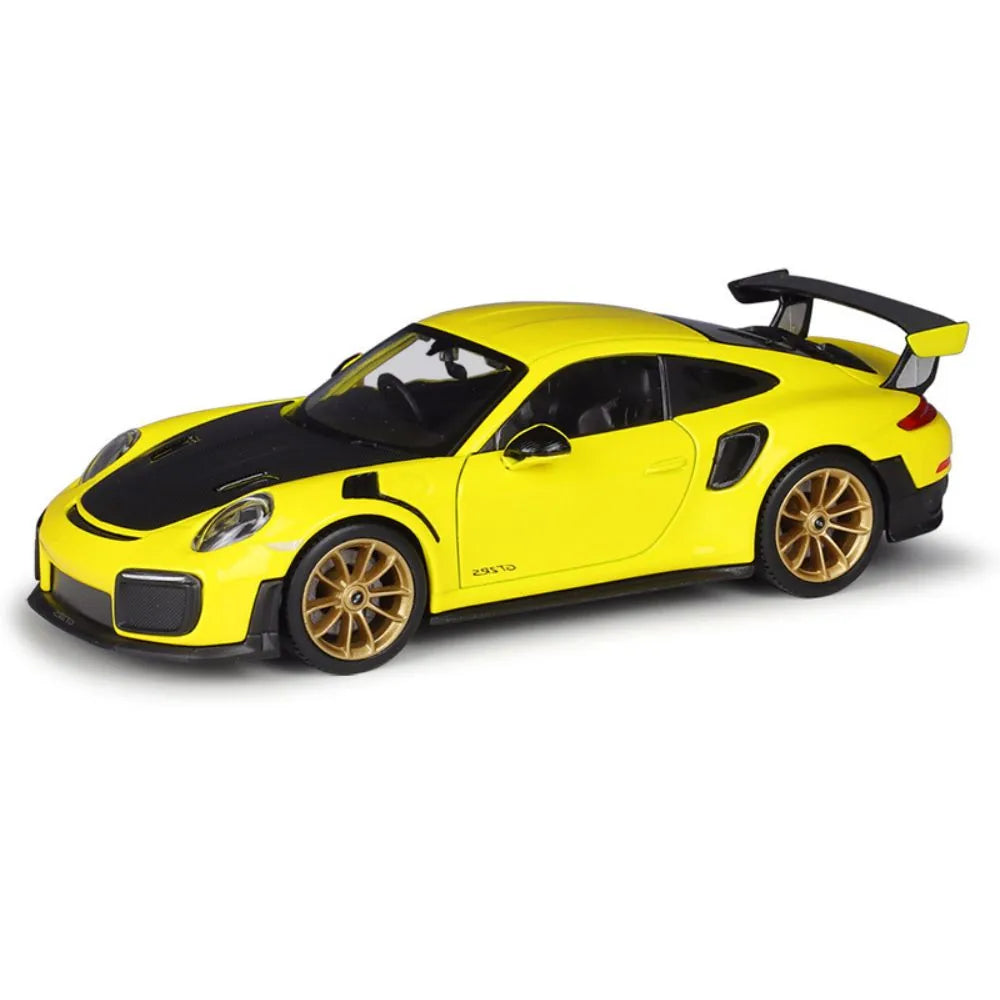 1:24 Porsche 2018 911 GT2 RS Yellow Die Cast Model Car