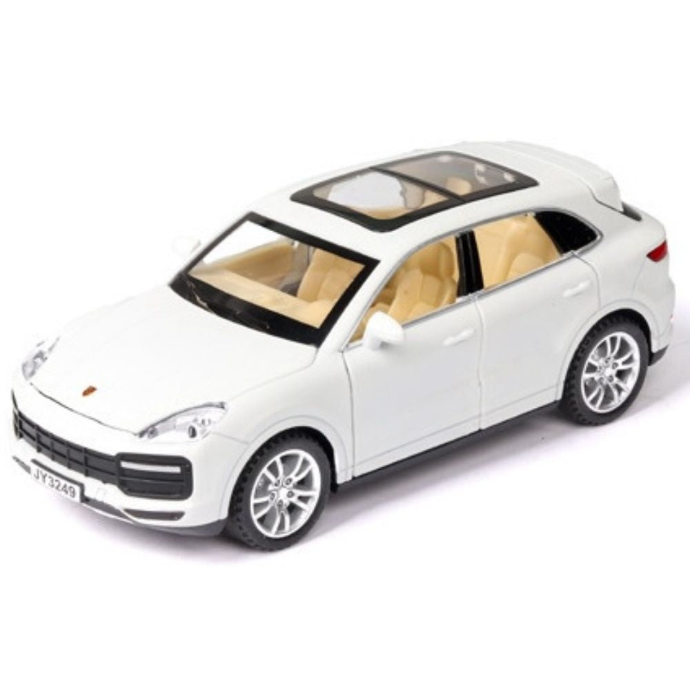 1:32 Porsche 2018 Cayenne Turbo White Die Cast Model Car