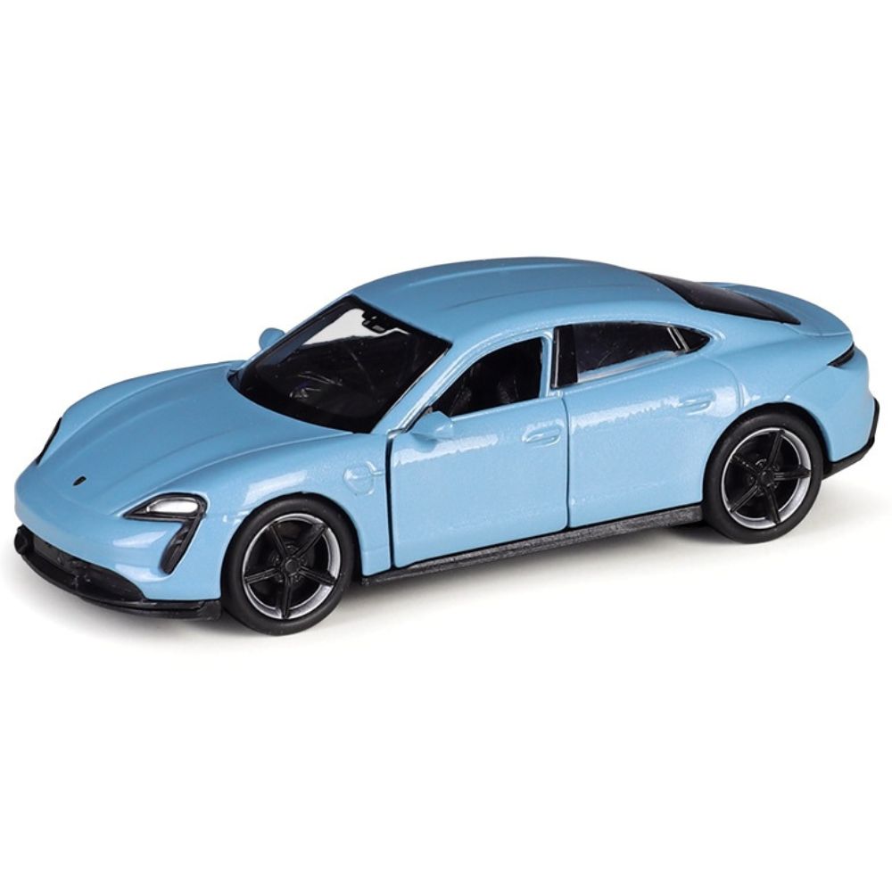 1:36 Porsche 2019 Taycan Blue Die Cast Model Car