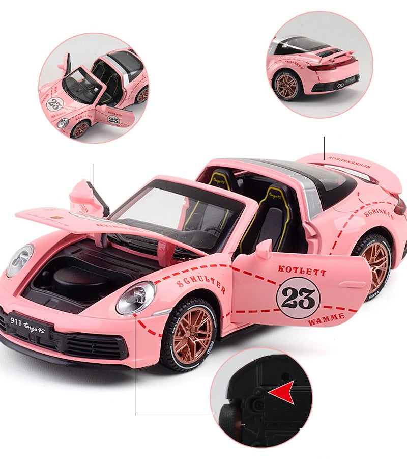 1:32 Porsche 2021 911 Targa 4S Die Cast Model Car