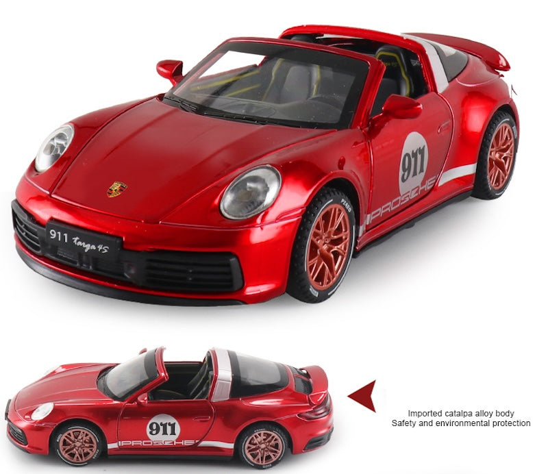 1:32 Porsche 2021 911 Targa 4S Die Cast Model Car