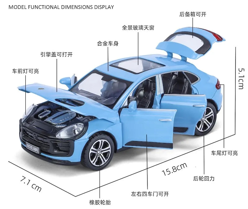 1:32 Porsche 2023 Macan T 