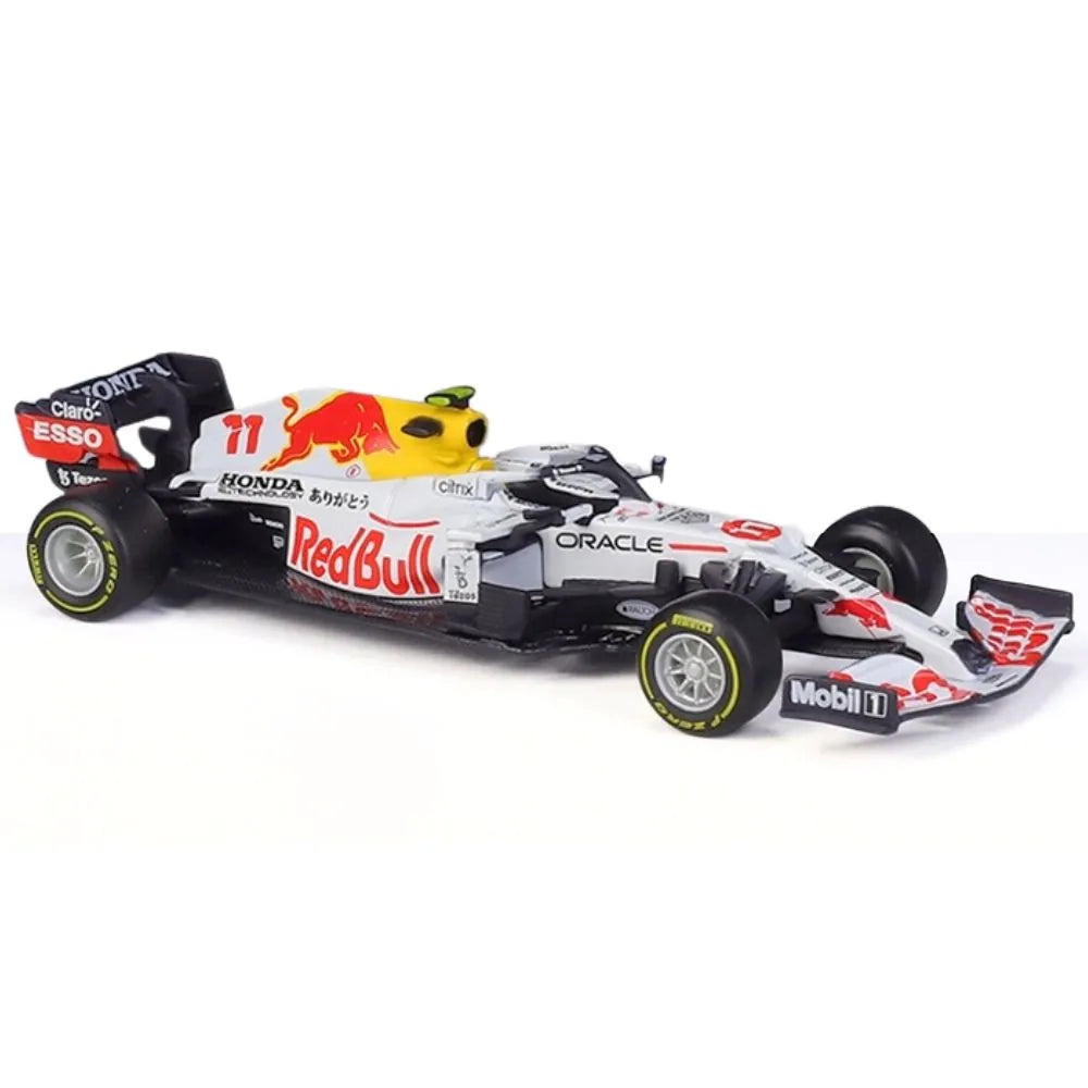 1:43 Red Bull 2021 Racing Honda RB16B #11 White Formula 1 Model Car