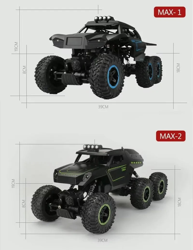 1:12 Remote Control 6-Wheel Off-Road Climbing Car