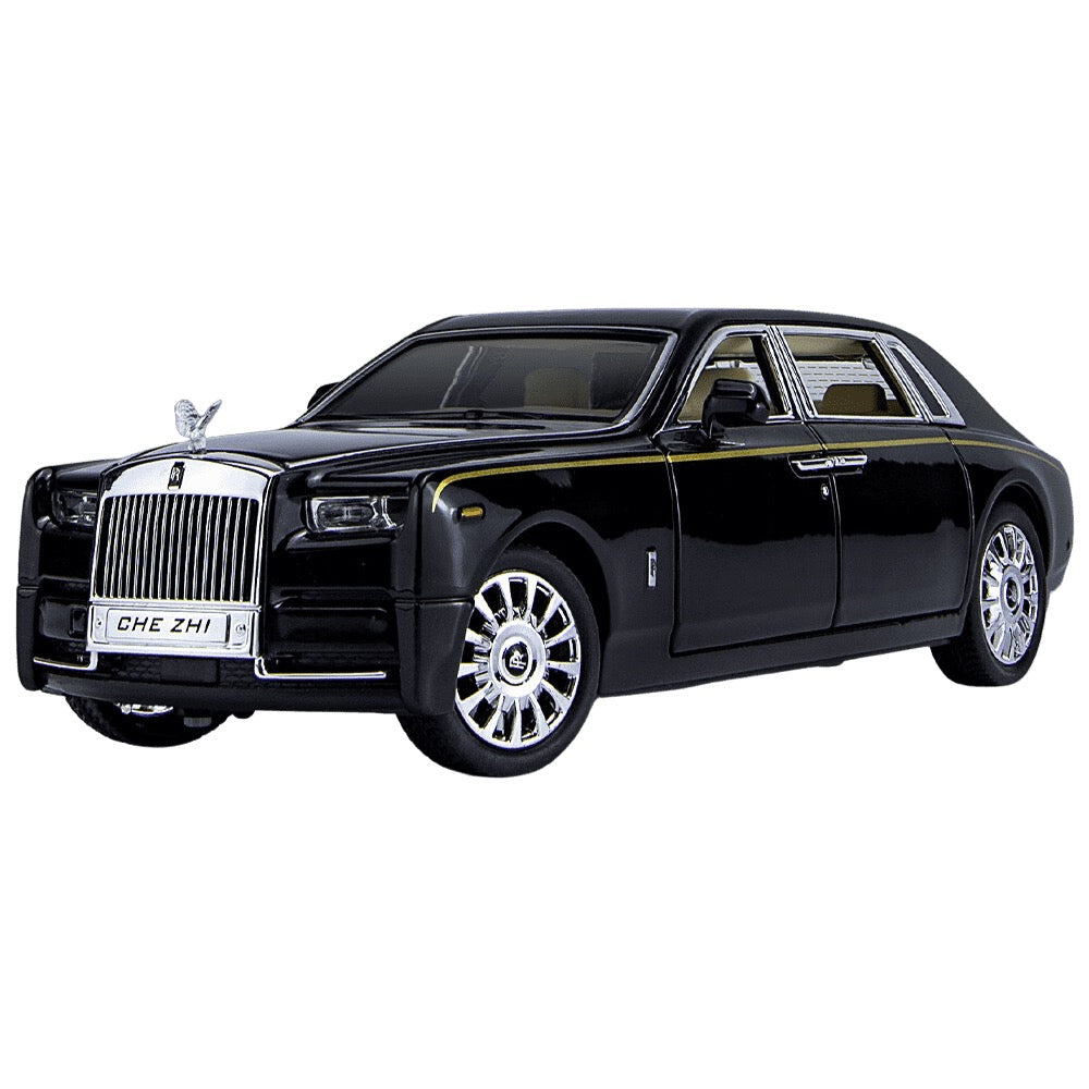 1:24 Rolls-Royce 2017 Phantom Black Die Cast Model Car