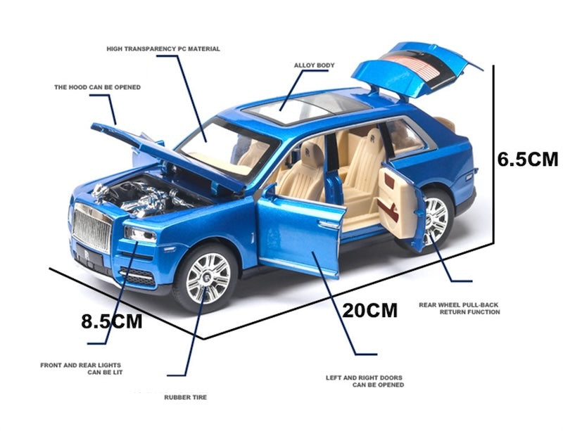 1:24 Rolls-Royce 2018 Cullinan Die Cast Model Car