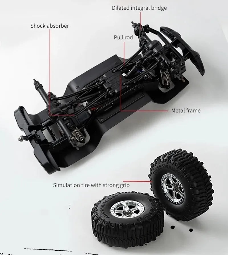 1:18 R/C STK-002 JEEP 2.4G Off-Road Racing Car