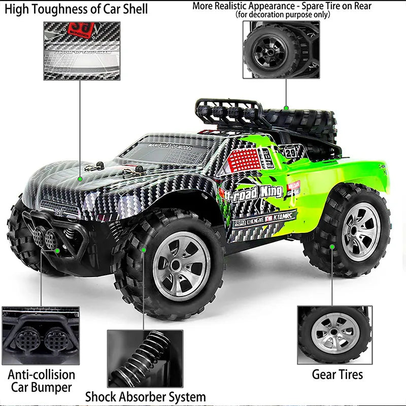 1:18 R/C STK-005 2.4G Voiture de course tout-terrain 