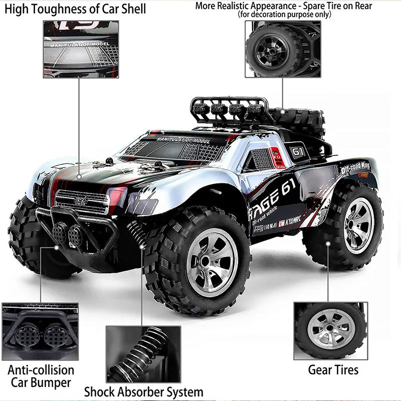 1:18 R/C STK-005 2.4G Voiture de course tout-terrain 