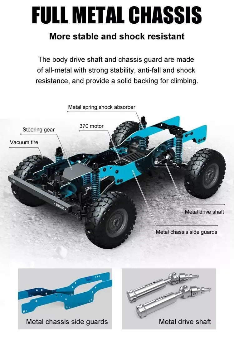 1:12 R/C STK-012 2.4G Mil-Spec Hummer H1 Off-Road Climb Car