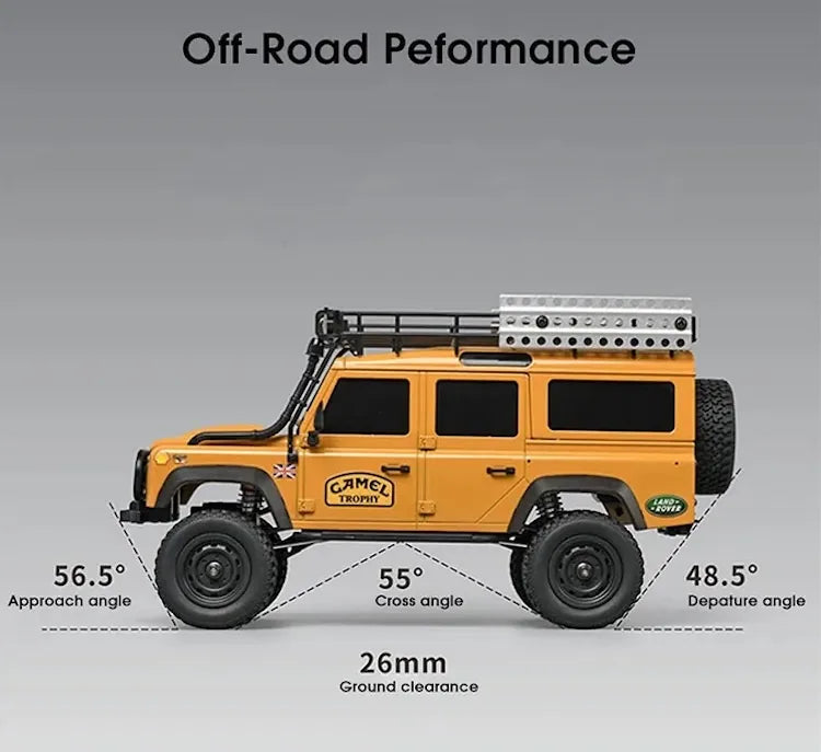 Auto da arrampicata fuoristrada Land Rover Defender 110 R/C STK-014 2.4G in scala 1:20 