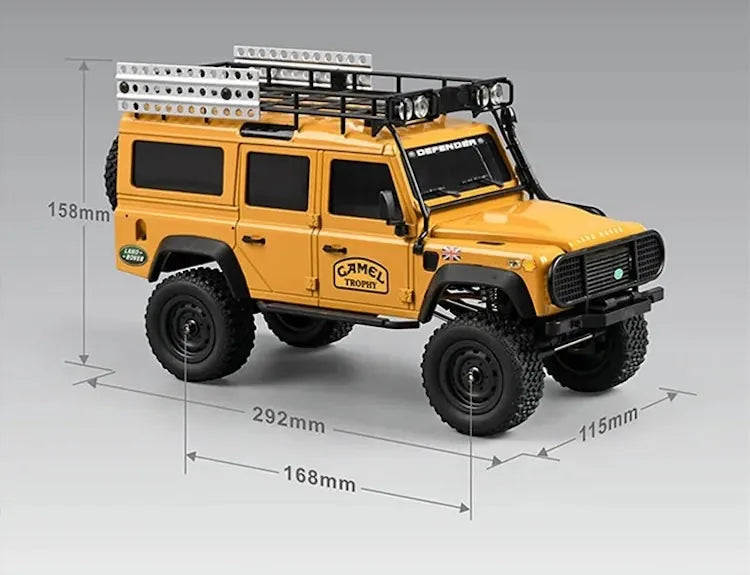 Auto da arrampicata fuoristrada Land Rover Defender 110 R/C STK-014 2.4G in scala 1:20 