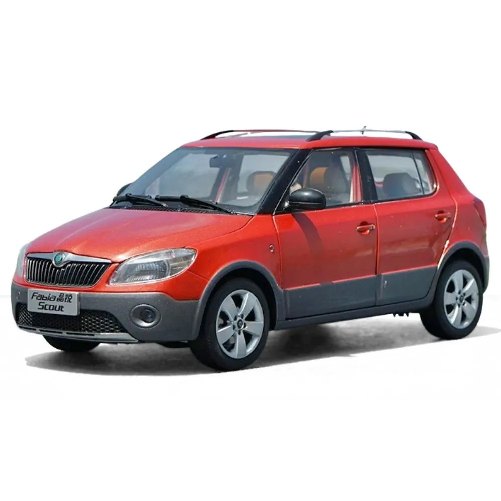 1:18 Skoda 2009 Fabia Scout Red Die Cast Model Car