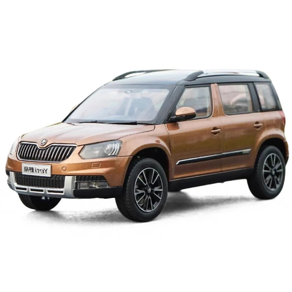 1:18 Skoda 2013 Yeti Outdoor Brown Die Cast Model Car