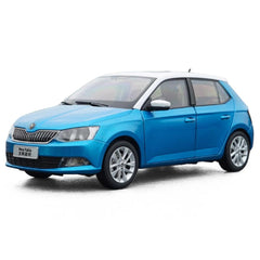 1:18 Skoda 2014 Fabia Blue Die Cast Model Car