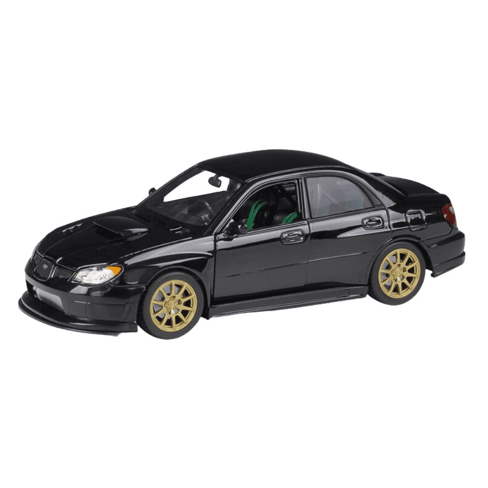 1:24 Subaru 2000 Impreza WRX STI Black Die Cast Model Car