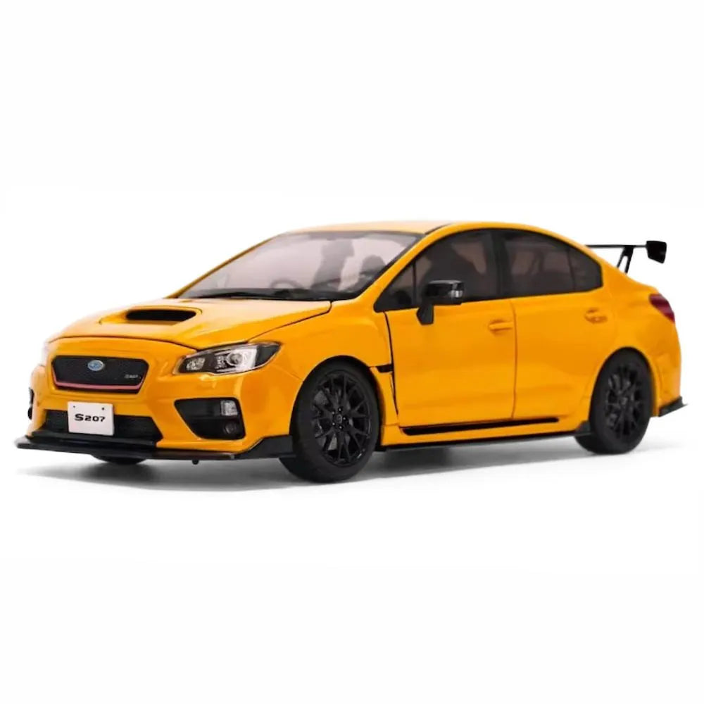 1:18 Subaru 2015 S207 NBR Yellow Die Cast Model Car