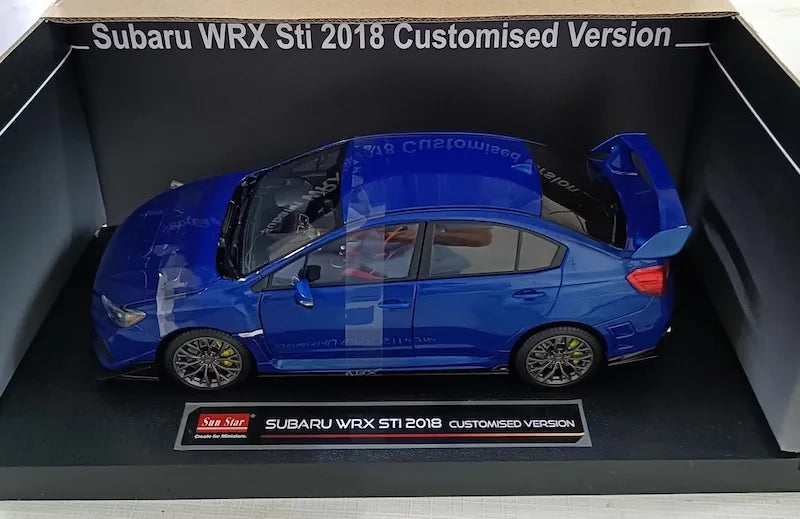 1:18 Subaru 2018 WRX STI Die Cast Model Car