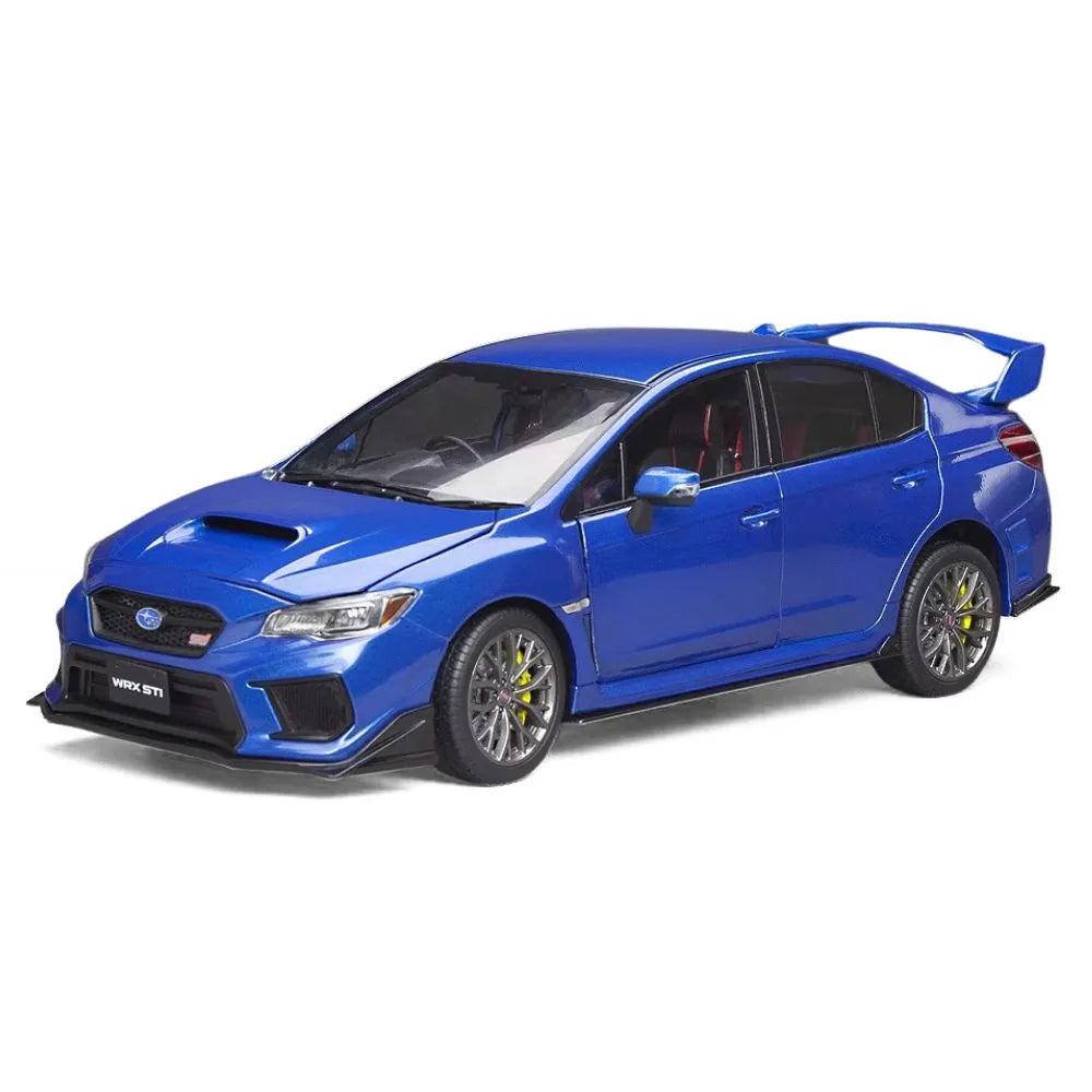 1:18 Subaru 2018 WRX STI Blue Die Cast Model Car