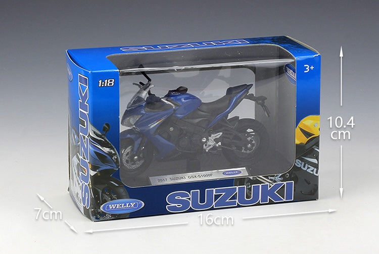 1:18 Suzuki 2016 GSX-S1000F Motorcycle Model