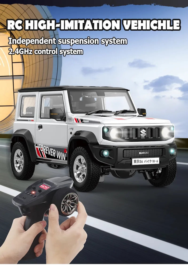 1:16 Scale Suzuki Jimny RC Off-Road Crawler - 2.4GHz Simulation Car Series