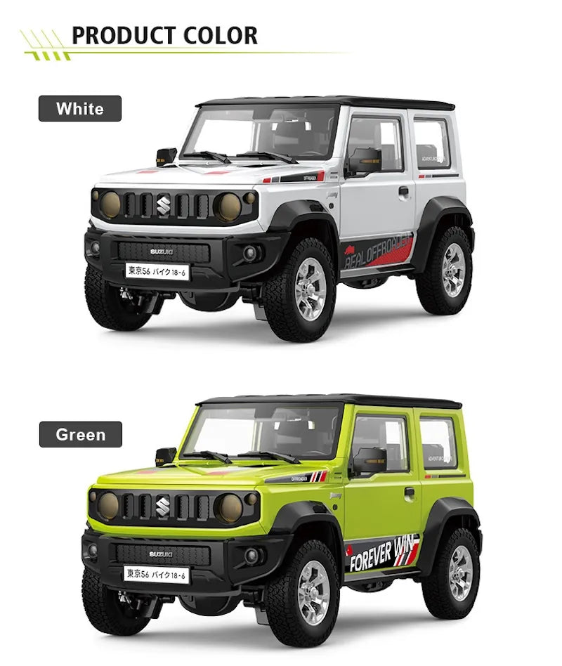 1:16 Scale Suzuki Jimny RC Off-Road Crawler - 2.4GHz Simulation Car Series