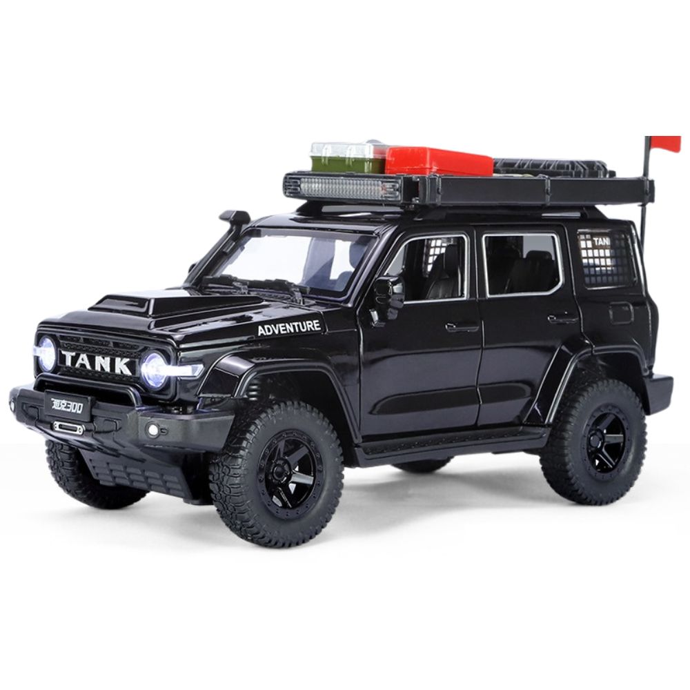 1:24 Tank 2022 300 Adventure Black Die Cast Model Car