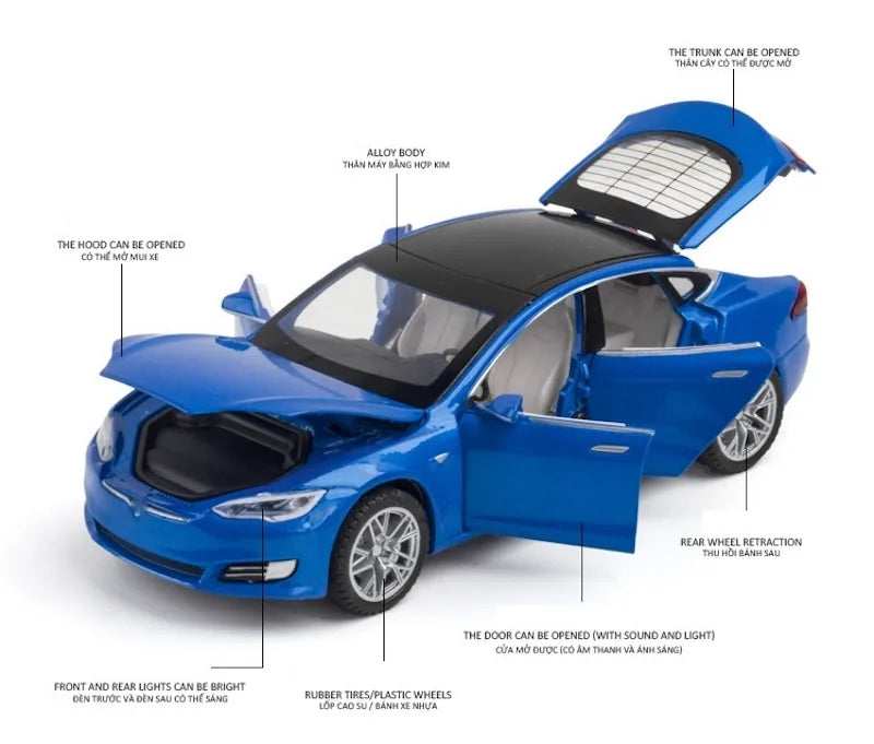 1:32 Tesla 2012 Model S