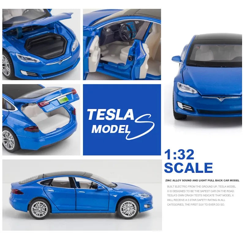 1:32 Tesla 2012 Model S