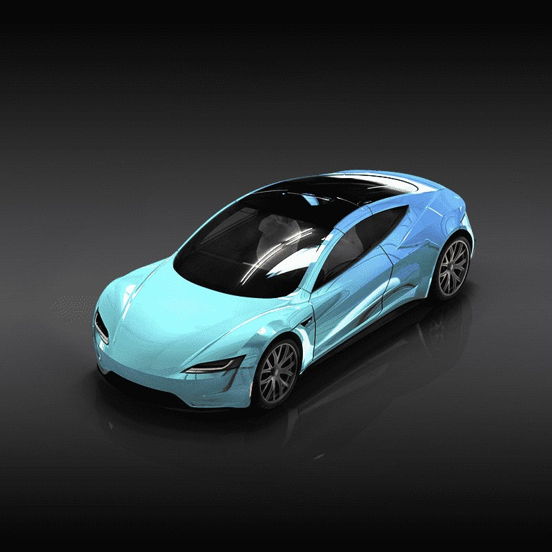 1:64 Tesla 2017 Roadster Blue Die Cast Model Car