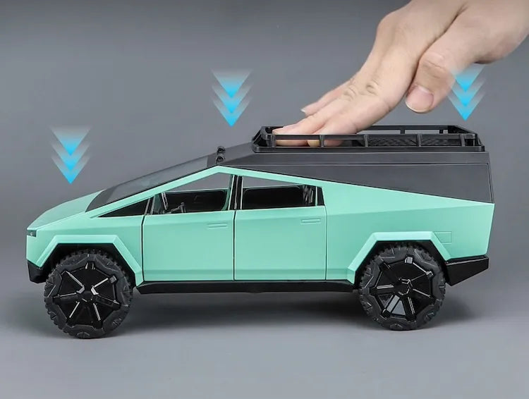 Véhicule de camping-car Cybertruck Tesla 2023 à l'échelle 1:24 