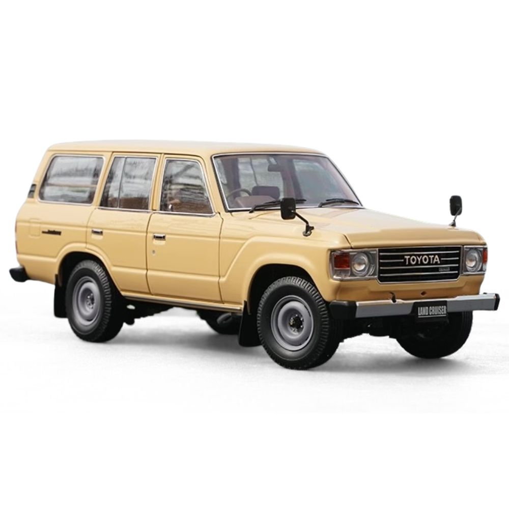 1:18 Toyota 1980 Land Cruiser J60 Yellow Die Cast Model Car