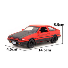 1:32 Toyota 1983 Corolla AE86 Initial D Die Cast Model Car