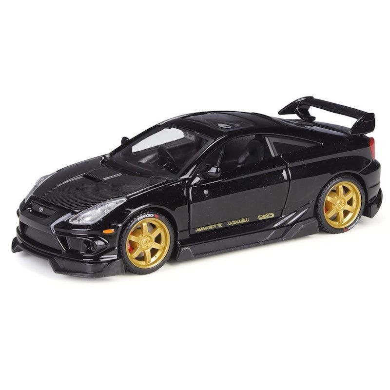 1:24 Toyota 2004 Celica GTS Modification Black Die Cast Model Car