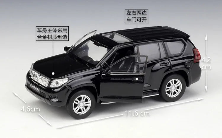 1:36 Toyota 2009 Land Cruiser Prado Die Cast Model Car