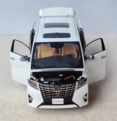 1:18 Toyota 2015 Alphard White Die Cast Model Car