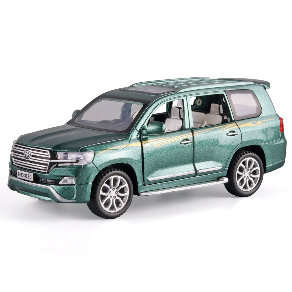 1:32 Toyota 2018 Land Cruiser LC200 VX Green Die Cast Model Car