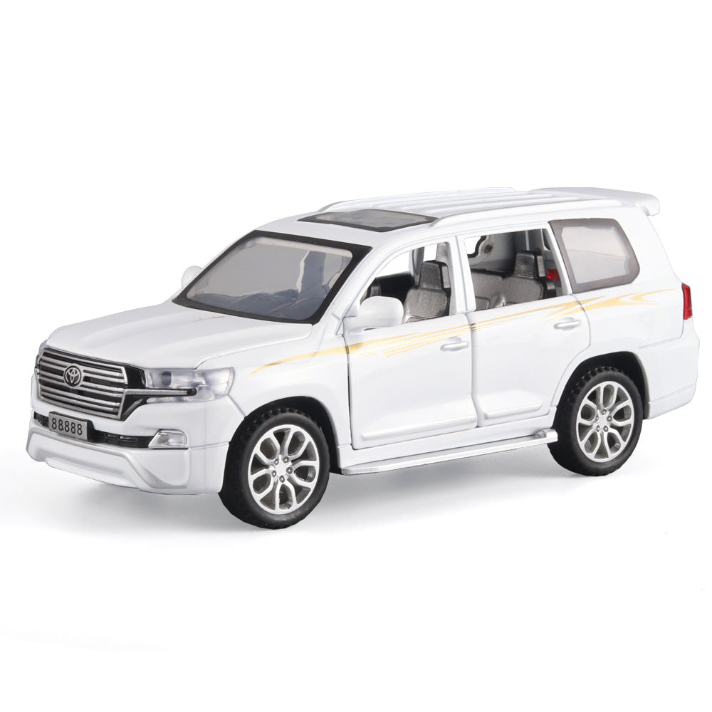 1:32 Toyota 2018 Land Cruiser LC200 VX White Die Cast Model Car