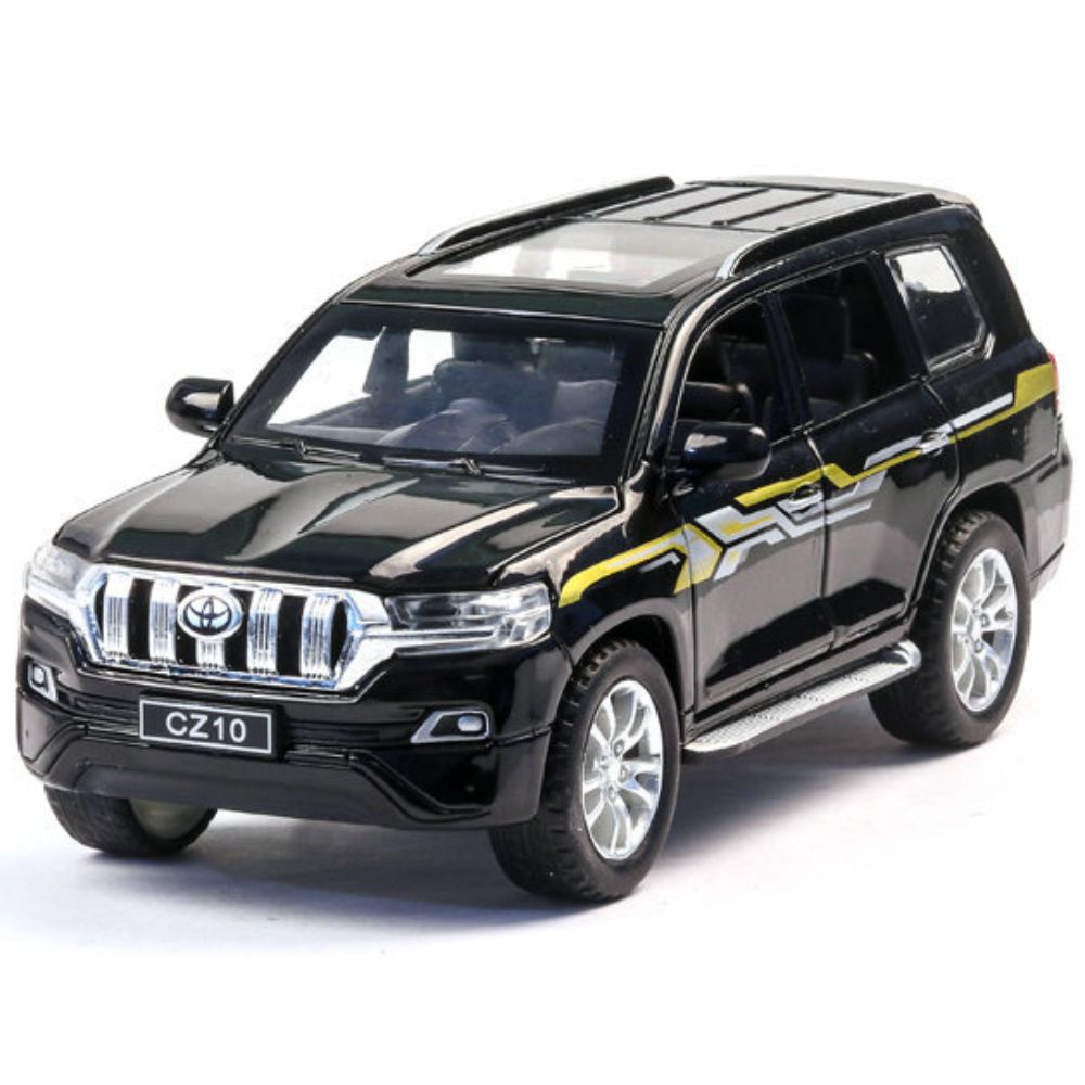 1:32 Toyota 2018 Land Cruiser Prado Black Die Cast Model Car