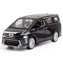 1:24 Toyota 2018 Vellfire 2nd Black Die Cast Model Car