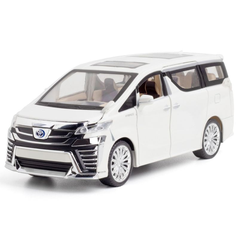 1:24 Toyota 2018 Vellfire 2nd White Die Cast Model Car