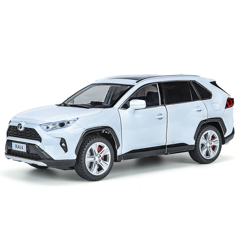 1:24 Toyota 2019 RAV4 5th White Die Cast Model Car