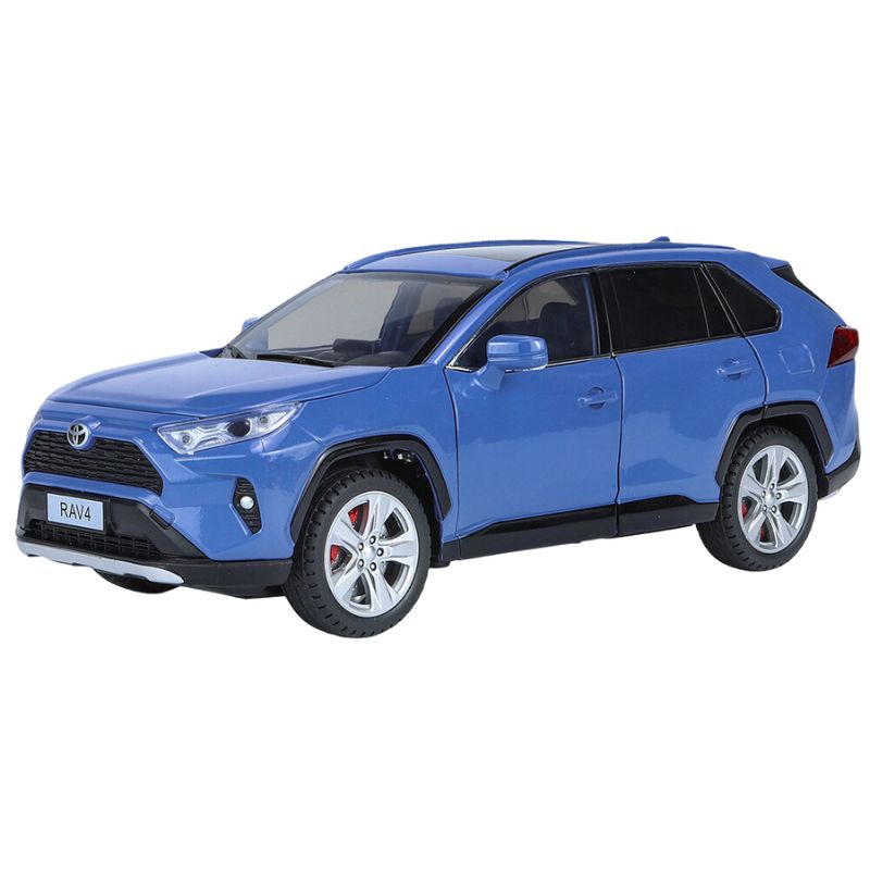 1:24 Toyota 2019 RAV4 5th Blue Die Cast Model Car