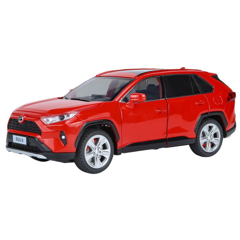 1:24 Toyota 2019 RAV4 5th Red Die Cast Model Car