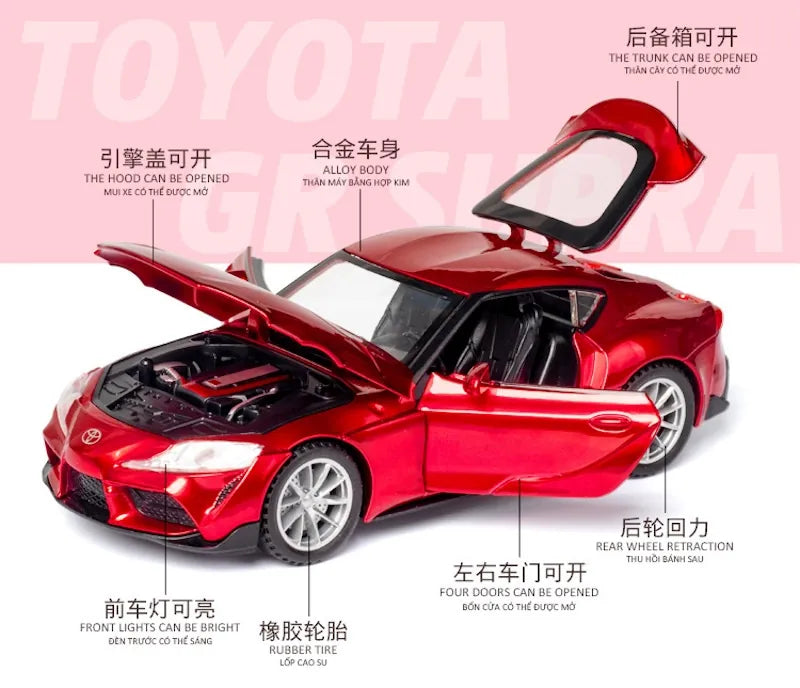 1:32 Toyota 2019 Supra 5th Die Cast Model Car