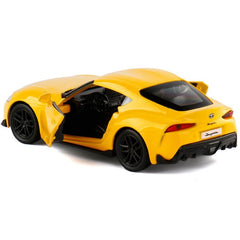 1:36 Toyota 2019 Supra 5th Yellow Die Cast Model Car