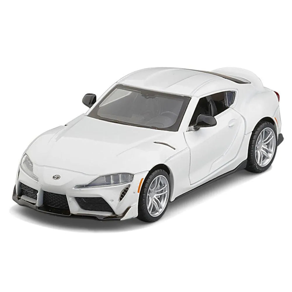 1:32 Toyota 2019 Supra 5th White Die Cast Model Car